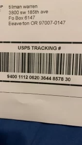 Delivery Proof 4 - Tramadol For Pain