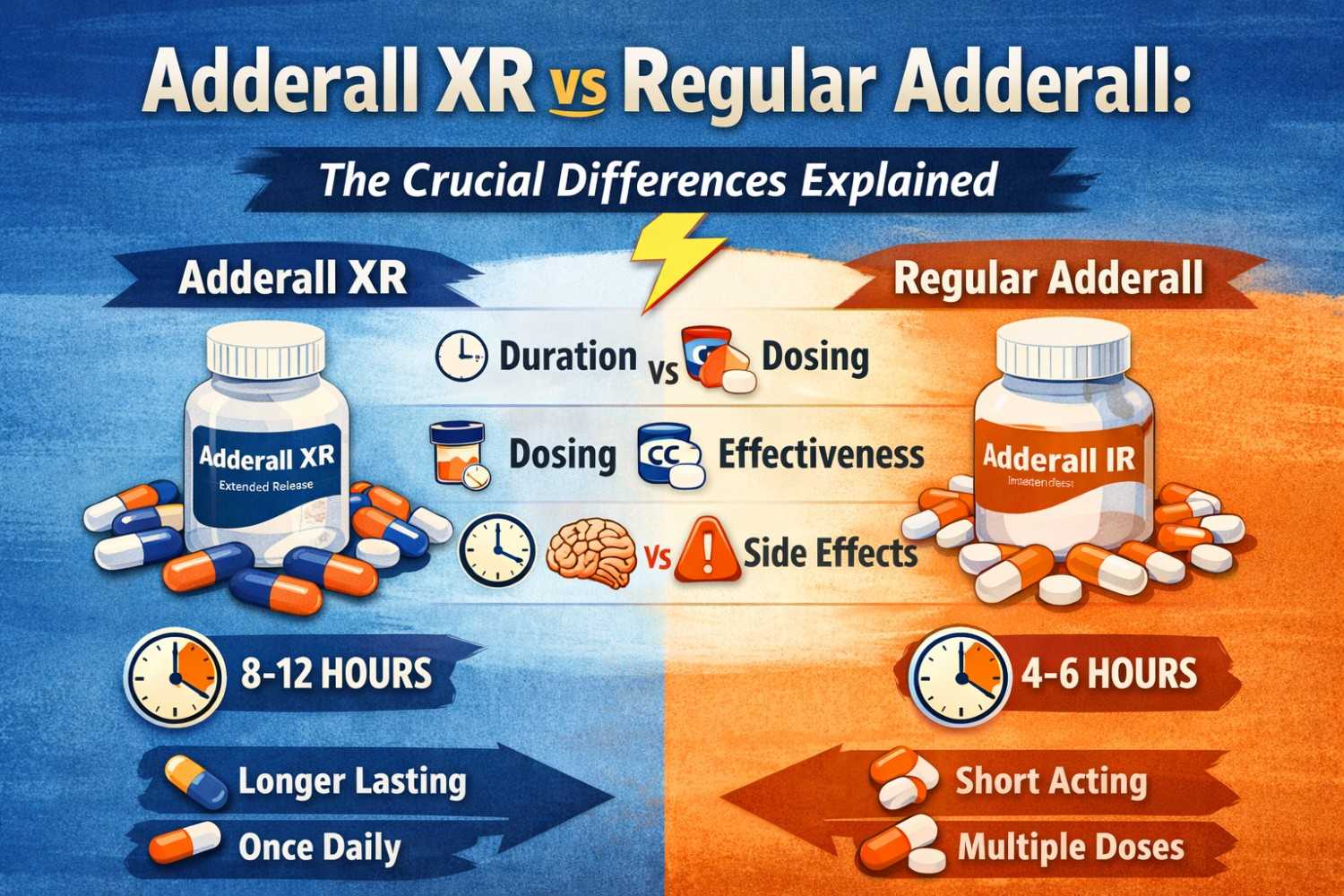 Adderall XR vs Regular Adderall